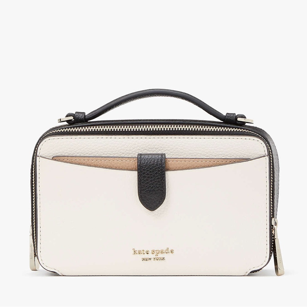 Kate Spade Cream and Black Crossbody Bag